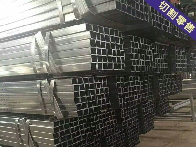 廠家直銷Q345B鍍鋅方矩管 120*100*8鍍鋅方矩管 規格齊全