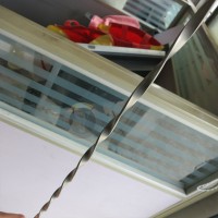 來圖來樣定做不銹鋼擾流子 管道阻熱擾流片 不等間距麻花鋼棒條