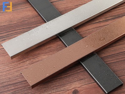 304不銹鋼裝飾線條定制 U型槽背景墻嵌條 不銹鋼護角踢腳線