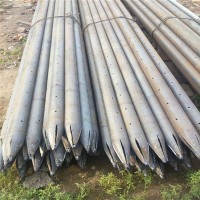 廠家現貨供注漿管48*4隧道導管 打孔注漿管加工定尺