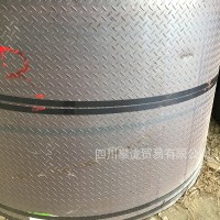 扁豆4mm厚花紋鋼板防滑鋼板s550mc