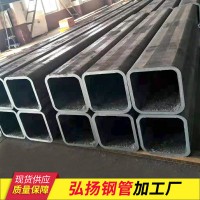 廠家直銷國標焊接無縫熱鍍鋅方管 幕墻矩形耐腐蝕鍍鋅方管黑方管