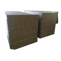 廠家直銷巖棉板巖棉彩鋼板巖棉隔墻板 防火巖棉板 隔墻彩鋼板