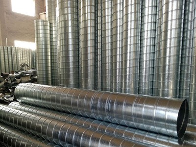 不銹鋼鍍鋅螺旋風管 白鐵皮排風煙管不銹鋼排氣管不銹鋼焊接管