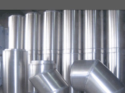 廠家直銷鍍鋅通風管道 0.8mm寫字樓中央空調排風白鐵皮螺旋風管