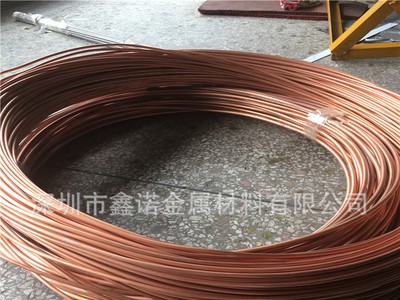 生產(chǎn)廠家T2紫銅管2/3/4/5/6/8/10/12/14/16軟態(tài)銅管盤銅管制冷管