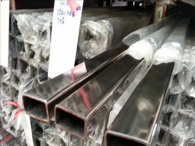 201不銹鋼矩形管20*35*0.8,304不銹鋼扁管10*50*1.0*1.2*1.5價格