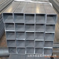 批發薄壁鍍鋅方管 大棚架用鍍鋅帶方管 40*40鍍鋅方管現貨供應