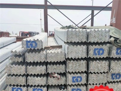 熱鍍鋅角鋼50x50X5 熱浸鋅角鋼40x40X4 不等邊角鋼 鍍鋅L型鋼