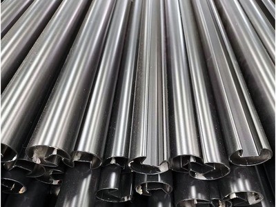 304不銹鋼異型管 廠家生產 扶手玻璃夾凹槽不銹鋼管