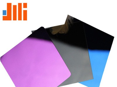 金滿貫廠家供應 304耐腐蝕不銹鋼 寶石藍彩色鏡面 建筑裝修工程板