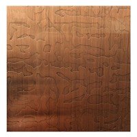 304紅古銅蝕刻不銹鋼板 發黑紅古銅納米發黑板廠家定制