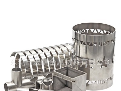 304不銹鋼管 精密 拋光 無縫激光割管三維定制打孔開槽變徑加工