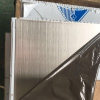 不銹鋼磨砂拉絲板 不銹鋼工程彩色裝飾板 酒店背景裝飾板非標定制