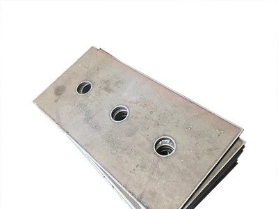 幕墻預埋板配件 角碼 鋼板 鍍鋅地腳板 加工件幕墻配件 來圖定制