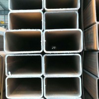 梅州鋼材廠家直銷 鍍鋅方管 大口徑矩形管 Q235B無縫方鋼管 方通