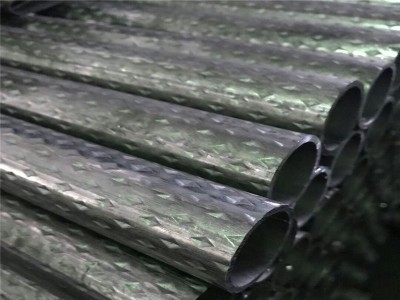 廠家直銷菱形花紋鋼管 健身器材防滑扶手用直縫焊鋼管花紋管