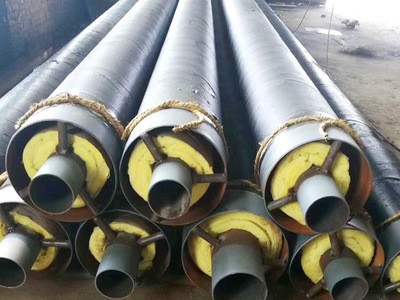 防腐熱力阻燃保溫管 地埋防火保溫管 熱力直埋式地下保溫管材