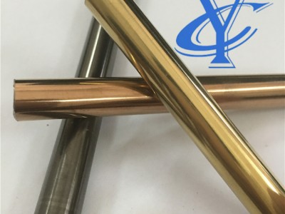 201 304不銹鋼 玫瑰金 鈦金 黑鈦色圓管8mm 9mm 厚度0.5*0.6*0.7