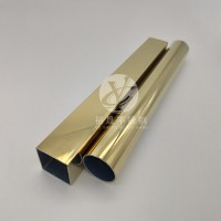 鏡面黃鈦金不銹鋼圓管香檳金拉絲玫瑰金黑鈦金裝飾圓通抗指紋加工