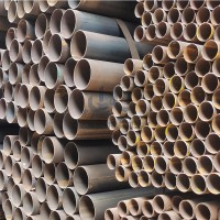 廠家直供去縫焊管 架子管大口徑鋼板卷管華岐 友發