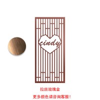 專業廠家定制新中式創意簡約時尚金屬不銹鋼屏風隔斷鏤空花格