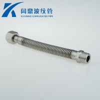 304不銹鋼熱水器波紋軟管 進(jìn)水金屬高壓防爆軟管化工管道及配件