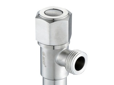 不銹鋼三角閥 止水閥304六角輪加厚無鉛熱水器閥 冷熱通用