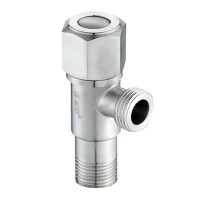 不銹鋼三角閥 止水閥304六角輪加厚無鉛熱水器閥 冷熱通用