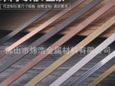 廠家直供家裝建材不銹鋼T型條 ，u型槽 裝飾包邊條背景金屬條