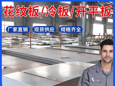 冷軋板 開平板 花紋板 鍍鋅板可定開批發拉伸沖壓浙江滬皖送貨