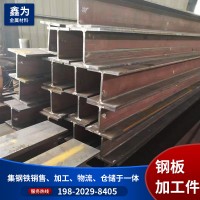 佛山鋼板加工件 鋼立柱焊接H型鋼 偏心工字鋼 鋼構柱定做 貨期快