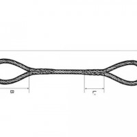 廠家批發(fā)定制叉扣繩編扣繩壓扣繩開(kāi)散光面鍍鋅鋼絲繩