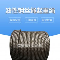 廠家直銷光面油性鋼絲繩 起重鋼絲繩 吊機塔吊鋼絲繩量大優惠