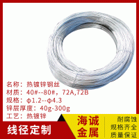 熱鍍鋅鋼絲架空鋼絞線,農(nóng)業(yè)通訊電力種植刀片刺繩用熱鍍鋅鋼絲