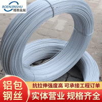 廠家供應鋁包鋼搭架鋼絲 葡萄搭架鋁包鋼絲 金屬絲鋁包鋼支持定制