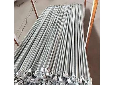 廠家生產(chǎn)出口型拉線棒 俄羅斯用地錨拉桿M20*2500 鍛打件非標(biāo)金具