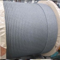 6*19+IWRC 光面/電鍍鋅/熱鍍鋅鋼絲繩批發