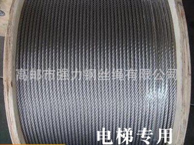 廠家直銷載人載貨電梯曳引用鋼絲繩 補償 限速器用鋼絲繩 鋼絲繩