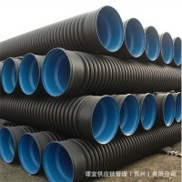 塑料波紋管雨污排水管pe雙壁波紋管瑞源廠家環(huán)剛度八級規(guī)格全