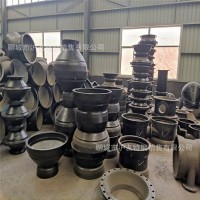 球墨鑄鐵管件雙承雙盤承盤插承插盤異徑短管承插短管彎頭三通四通