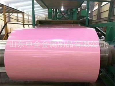 山東現貨 緋紅色彩涂鋁卷 建筑裝飾保溫彩鋁板 1.0mm家電板