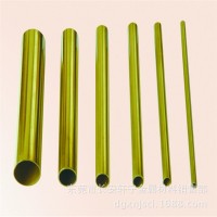供應中山H62銅管廠家批發，H62螺紋黃銅管，H62熱擠壓黃銅異型材