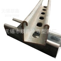 Q235A/Q235B光伏支架雙內卷型鋼 C型鋼光伏支架 廠家供應