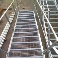 廠家現貨機械壓焊插接不銹鋼異形鋼格板污水處理廠踏步齒形鋼格板