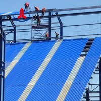 720波形pvc塑鋼瓦 樹脂波浪板 塑料瓦 防水防火防褪色