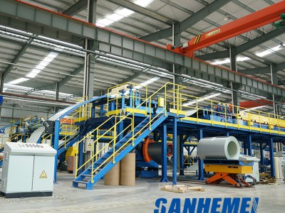 廠家定制 鋼結構廠房外墻 巖棉夾芯板 雙層壓型鋼板復合墻板