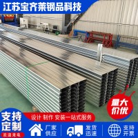 閉口樓承板 廠家供應600/800/850鍍鋅樓承板建筑工程用承重鋼板