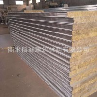 衡水供應(yīng)納米巖棉夾心彩鋼復(fù)合板 鋼結(jié)構(gòu)倉庫民建用保溫