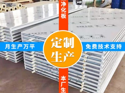 保溫隔墻板 無(wú)塵車間手工夾芯板 銷售供應(yīng)手工凈化板彩鋼凈化板